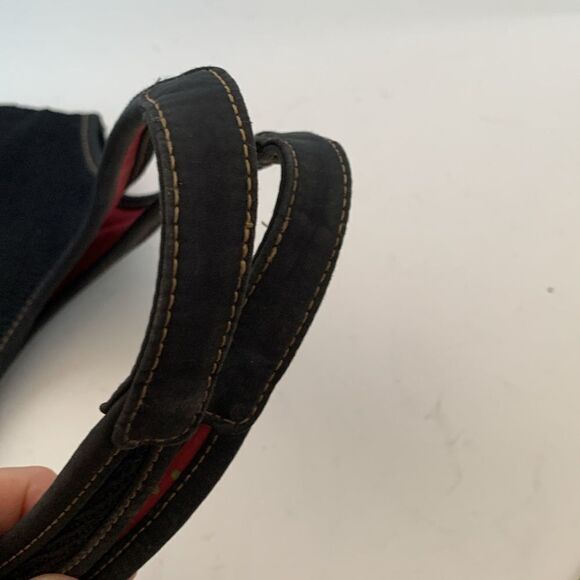 The Sak Black Knit Mesh Shoulder Bag with Mother of Pearl Charm - Picture 8 of 12